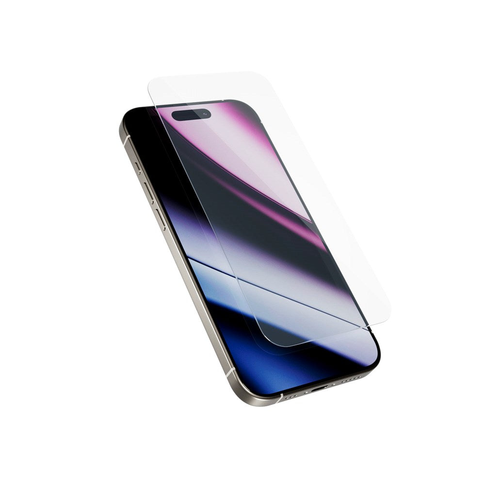 Epico - iPhone 12 / 12 Pro - Glass Standard Fit Skærmbeskyttelsesglas m. Installationsramme - Gennemsigtig
