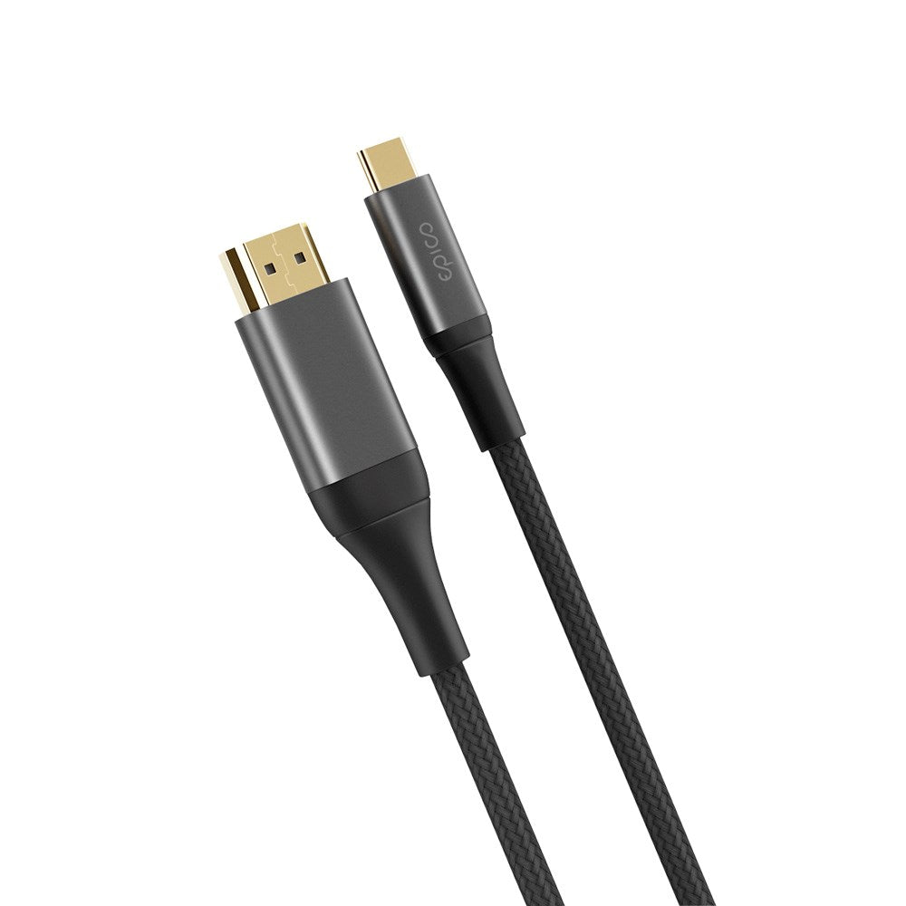 Epico UltraLink 2m HDMI til USB-C Kabel - 4K / 60Hz - Space Grey