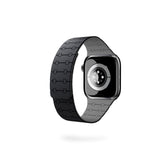 Apple Watch (42/44/SE/45/46/49) Epico Magnetic+ Silikone Urrem - Sort / Grå