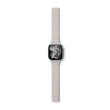 Apple Watch (42/44/SE/45/46/49) Epico Magnetic+ Silikone Urrem - Starlight / Lyserød