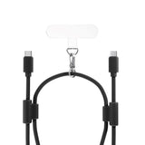 Epico Mobilstrop m. Integreret 60W USB-C til USB-C Kabel - Sort