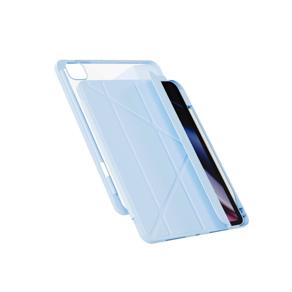 Epico iPad Pro 12.9" (2022-2018) / Air 13" (2026-2024) Hero Flip Cover - Kamerabeskyttelse - Lyseblå