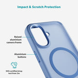 Epico iPhone 17 HeroMatte Pro Mag+ Bagside Cover - MagSafe Kompatibel - Blå