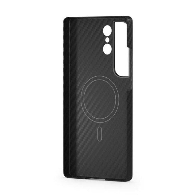 Samsung Galaxy S26 Spello Mag+ Carbon Cover - MagSafe Kompatibel - Sort
