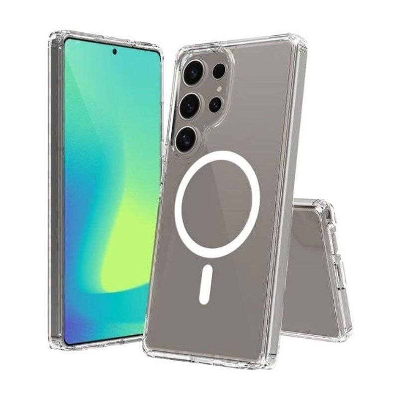Samsung Galaxy S26 Ultra Spello Mag+ Clear Cover - MagSafe Kompatibel - Gennemsigtig