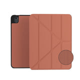 iPad 11" (2025) / 10.9" (2024 / 2022) Epico SolidWoven Flip Cover m. Ståfunktion - Sienna