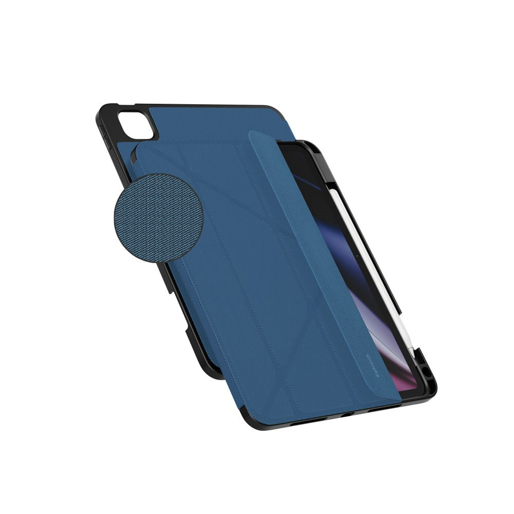 iPad Air 11-10.9" (2026-2020) / Pro 11" (2022-2018) Epico SolidWoven Flip Cover m. Ståfunktion - Blå