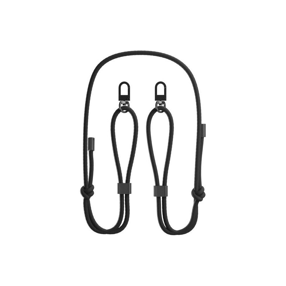 Spello Vandtæt Universal Etui m. Crossbody Strop - Maks. 8.5" - Sort / Gennemsigtig