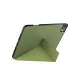 iPad Air 11-10.9" (2026-2020) / Pro 11" (2022-2018) Epico SolidWoven Flip Cover m. Ståfunktion - Grøn