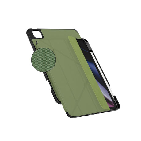 iPad Air 11-10.9" (2026-2020) / Pro 11" (2022-2018) Epico SolidWoven Flip Cover m. Ståfunktion - Grøn