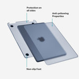 MacBook Neo 13 A18 Pro (2026) Epico Slim Shell Cover - Mat Indigo