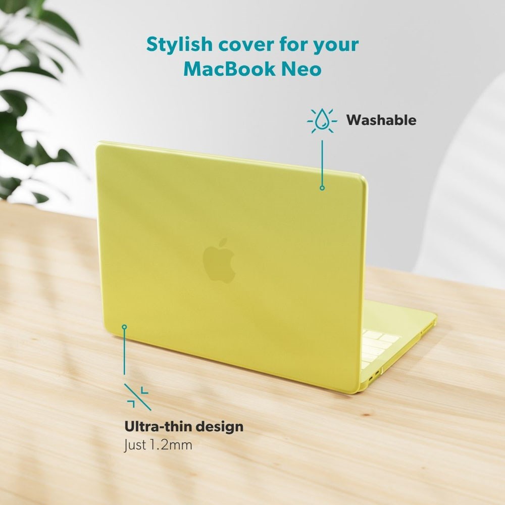 MacBook Neo 13 A18 Pro (2026) Epico Slim Shell Cover - Mat Citrus