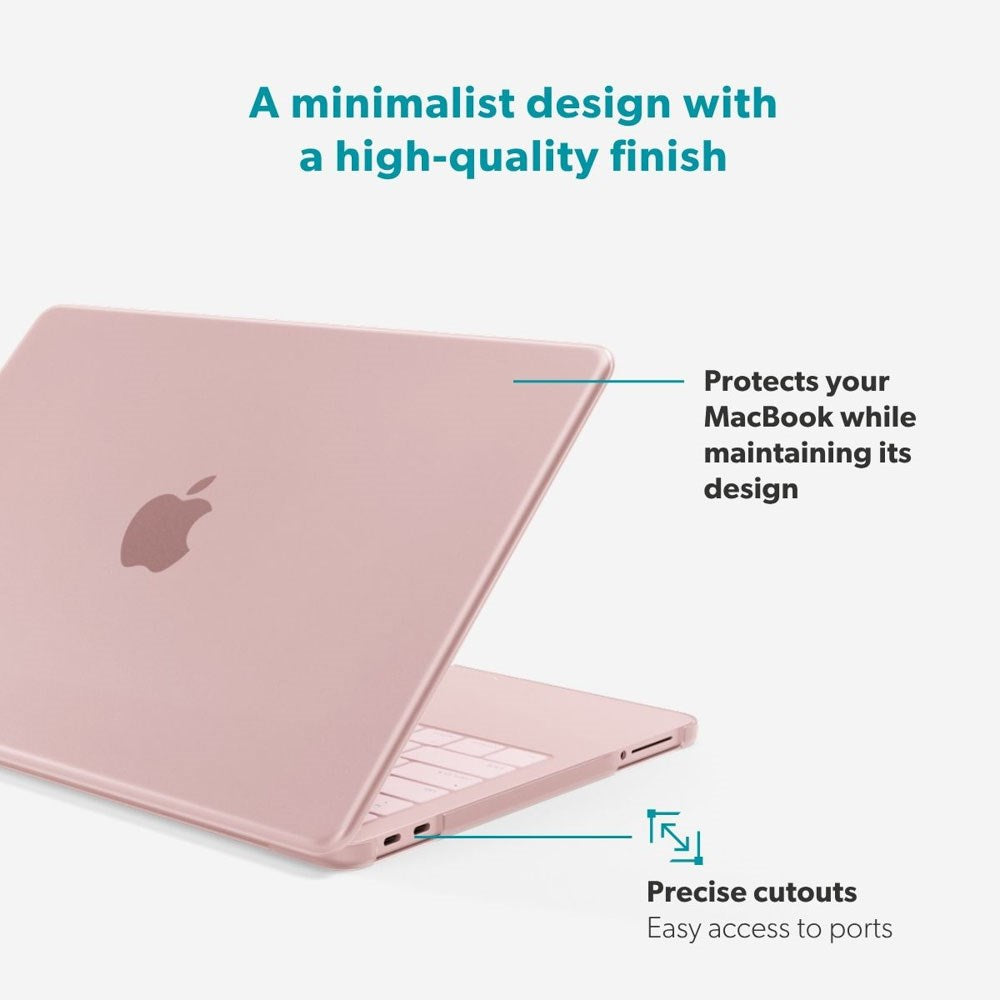 MacBook Neo 13 A18 Pro (2026) Epico Slim Shell Cover - Mat Blush