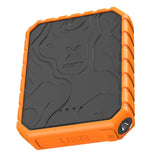 Xtorm Rugged Powerbank 18W - 2 x USB-A QC & 1 x USB-C PD - 10.000mAh - Sort / Orange