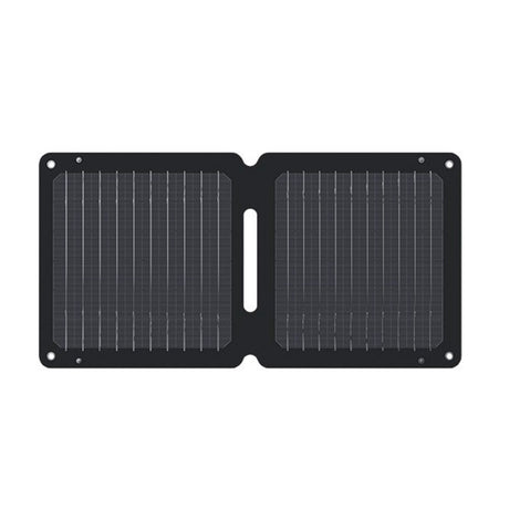 Xtorm SolarBooster Solcelle Oplader 14W m. USB-A & USB-C - Sort