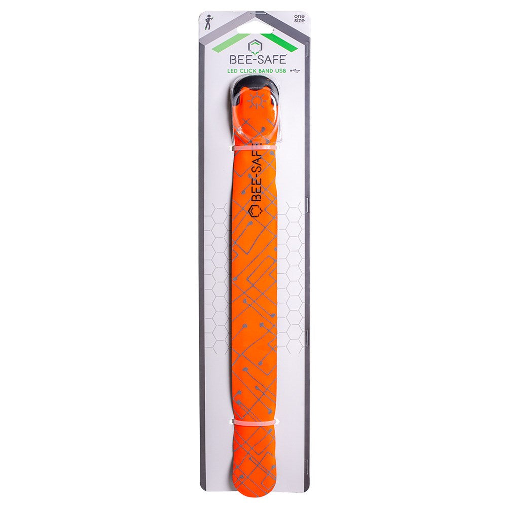 Bee-Safe LED Løbearmbånd - Orange