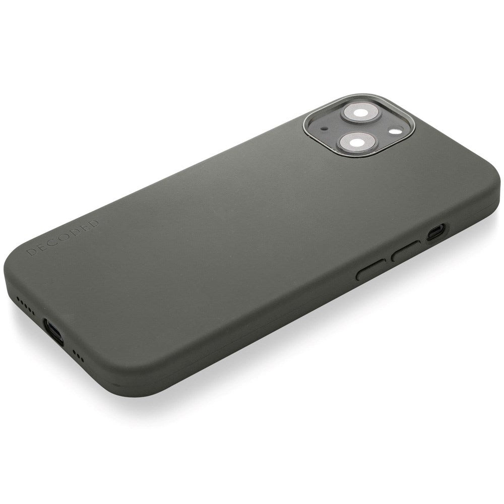 Decoded iPhone 13 AntiMicrobial Silikone Bagside Cover - MagSafe Kompatibel - Olive