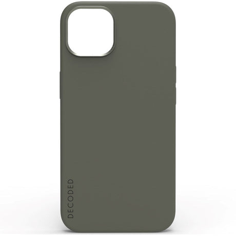 Decoded iPhone 13 AntiMicrobial Silikone Bagside Cover - MagSafe Kompatibel - Olive