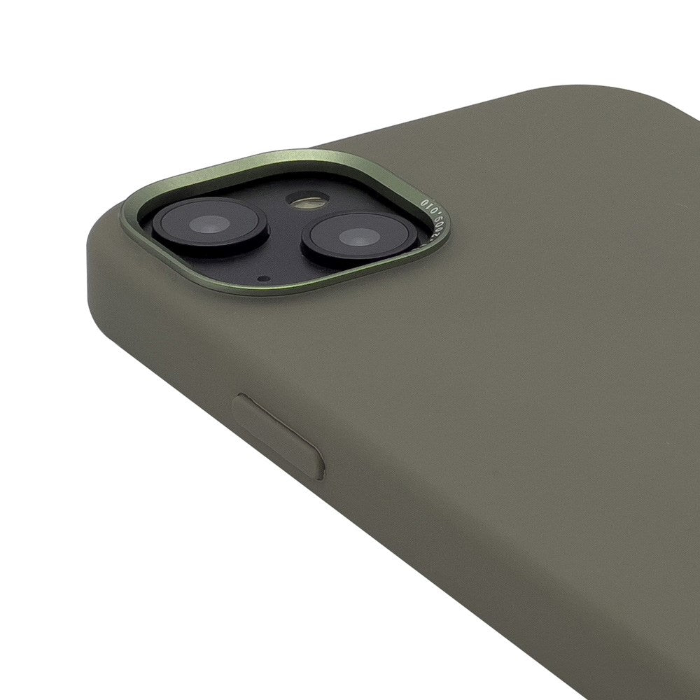 Decoded iPhone 14 AntiMicrobial Silikone Bagside Cover - MagSafe Kompatibel - Olive