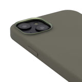 Decoded iPhone 14 AntiMicrobial Silikone Bagside Cover - MagSafe Kompatibel - Olive