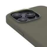 Decoded iPhone 14 Pro AntiMicrobial Silikone Bagside Cover - MagSafe Kompatibel - Olive