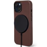 Decoded iPhone 14 Læder Bagside Cover - MagSafe Kompatibel - Brown