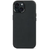 Decoded iPhone 15 Læder Bagside Cover - MagSafe Kompatibel - Black