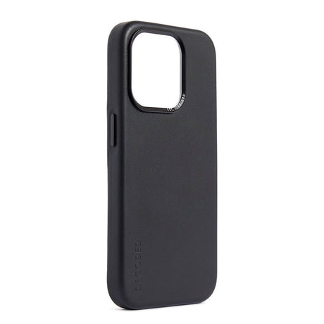 Decoded iPhone 15 Pro Max Læder Bagside Cover - MagSafe Kompatibel - Black