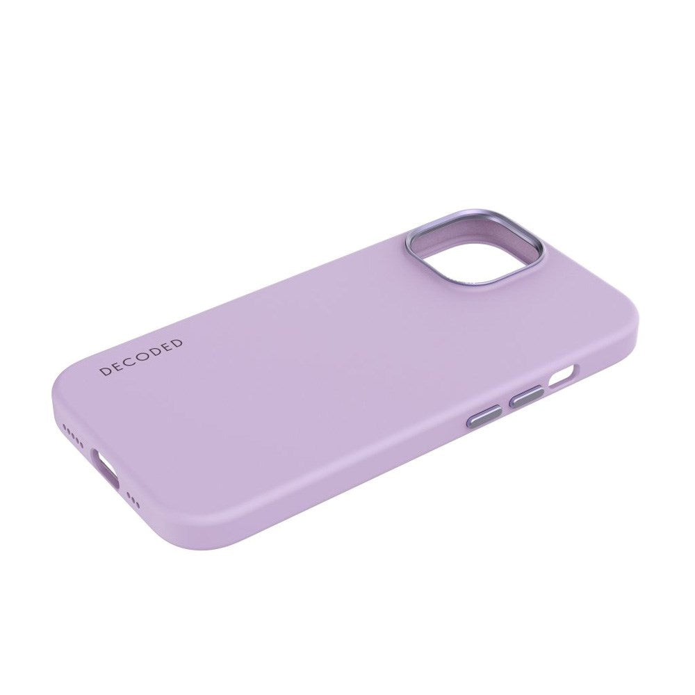 Decoded iPhone 15 AntiMicrobial Silikone Bagside Cover - MagSafe Kompatibel - Lavender