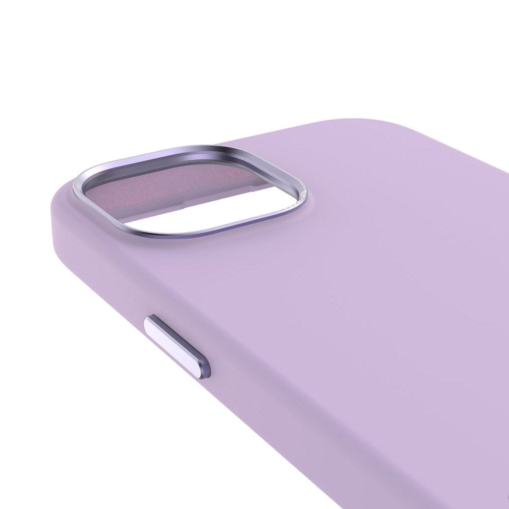 Decoded iPhone 15 AntiMicrobial Silikone Bagside Cover - MagSafe Kompatibel - Lavender