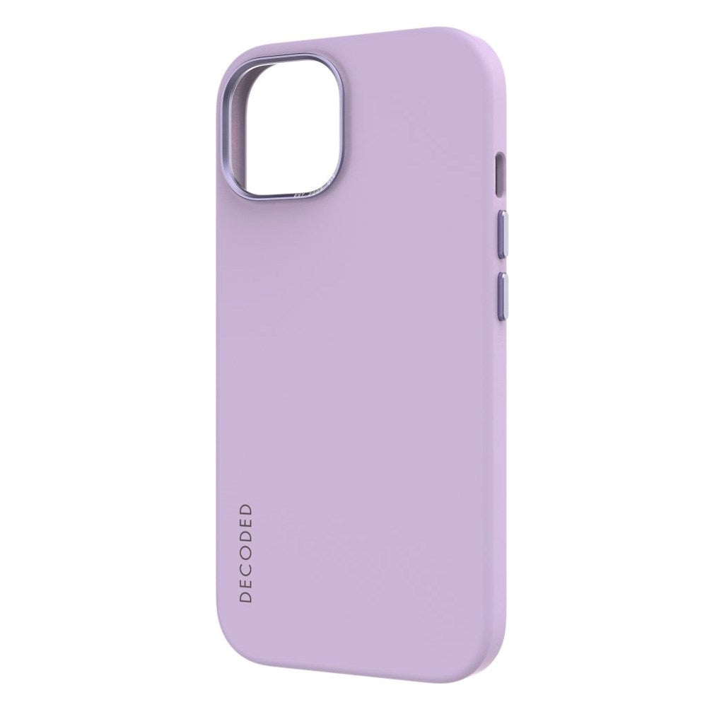 Decoded iPhone 15 AntiMicrobial Silikone Bagside Cover - MagSafe Kompatibel - Lavender