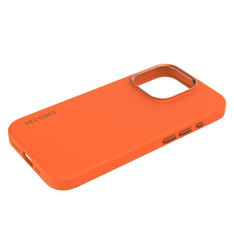 Decoded iPhone 15 Pro AntiMicrobial Silikone Bagside Cover - MagSafe Kompatibel - Apricot