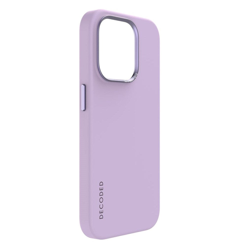 Decoded iPhone 15 Pro AntiMicrobial Silikone Bagside Cover - MagSafe Kompatibel - Lavender