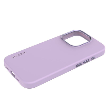 Decoded iPhone 15 Pro AntiMicrobial Silikone Bagside Cover - MagSafe Kompatibel - Lavender