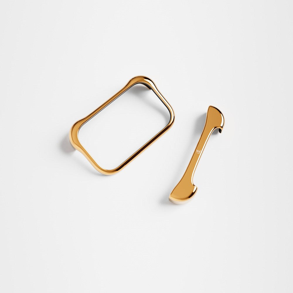 Arc Pulse Aluminum Bumper Cover - iPhone 17 Pro Max - Gold