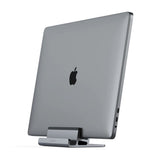 Satechi Aluminium Dual Vertical Laptop Stand - Grå