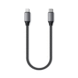 Satechi USB-C til Lightning Kabel (PD) 60W - 25 cm. - Space Grey