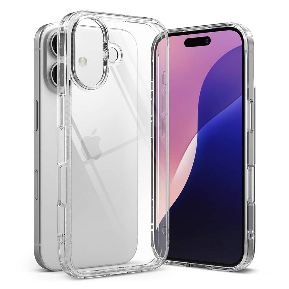 iPhone 16 Ringke Fusion Bagside Cover - Gennemsigtig