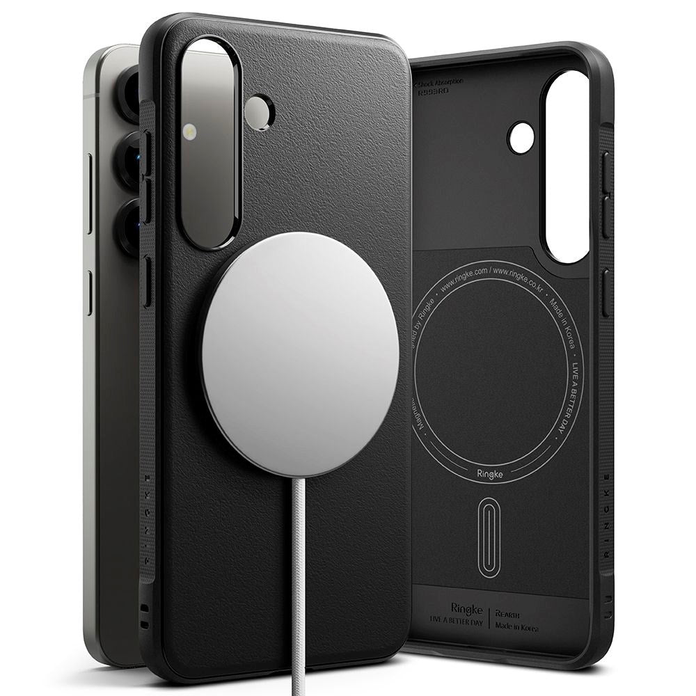 Ringke Onyx Plastik Cover - Samsung Galaxy S25 - MagSafe Kompatibel - Sort