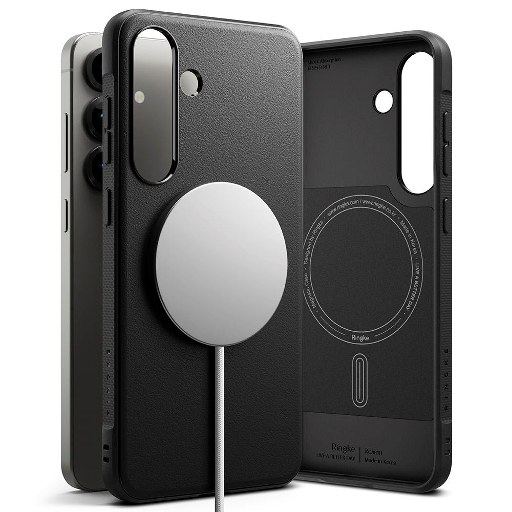 Ringke Onyx Plastik Cover - Samsung Galaxy S25+ (Plus) - MagSafe Kompatibel - Sort