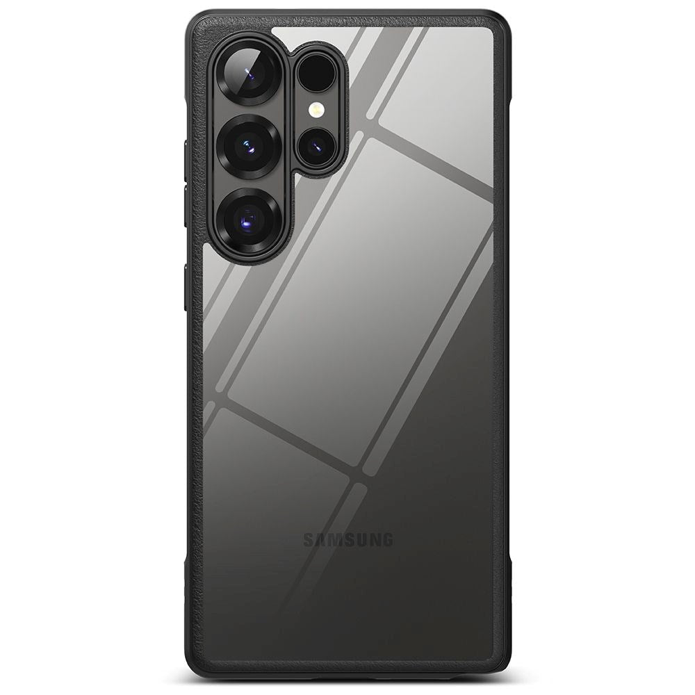 Ringke Fusion Bold Samsung Galaxy S25 Ultra Hybrid Cover - Gennemsigtig / Sort
