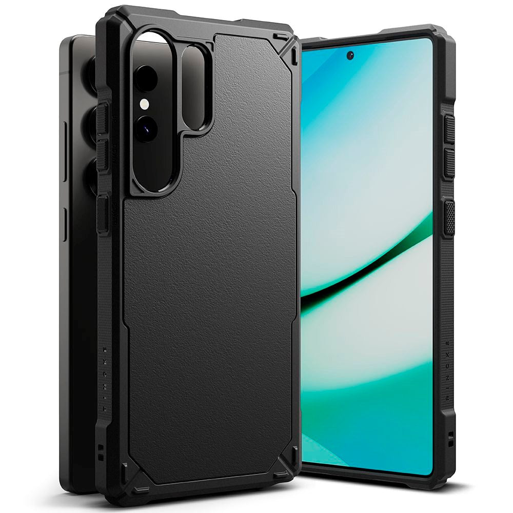 Ringke Rugged Gear Plastik Cover - Samsung Galaxy S25 Ultra - Sort