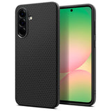 Spigen - Liquid Air Fleksibelt Plastik Cover - Samsung Galaxy A56 (5G) - Mat Sort