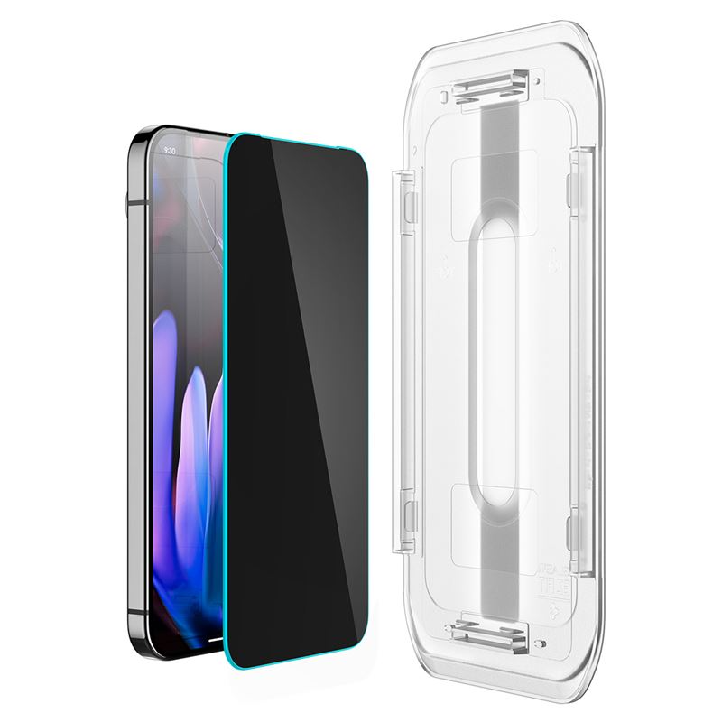 Spigen EZ Fit Privacy Skærmbeskyttelse til Google Pixel 10 / 10 Pro / 9 / 9 Pro – 2-Pack