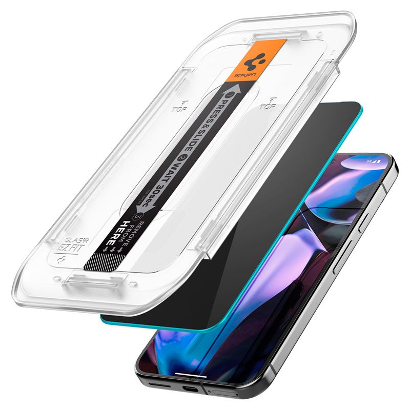 Spigen EZ Fit Privacy Skærmbeskyttelse til Google Pixel 9 Pro XL – 2-Pack