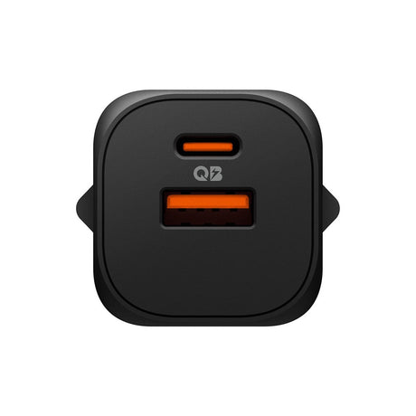 Spigen 35W Vægoplader - 1 x USB-C & 1 x USB-A - Sort