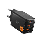 Spigen 47W Vægoplader - 2 x USB-C & 1 x USB-A - Sort