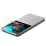 Samsung Galaxy Z Flip7 - Spigen Glass tR EZ Fit Optik Pro HD - 2 stk - Sort