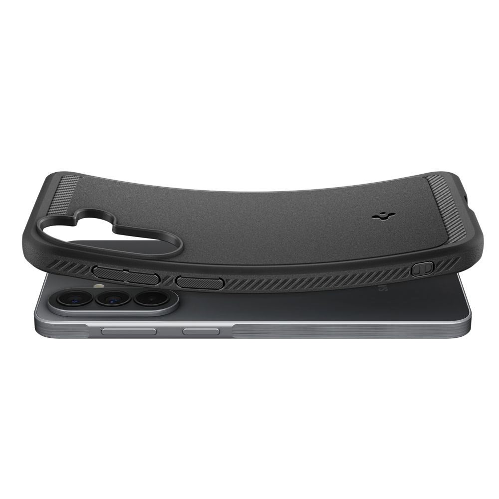 Spigen Samsung Galaxy A57 Rugged Armor Mobil Cover - Sort