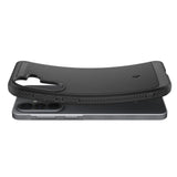 Spigen Samsung Galaxy A57 Rugged Armor Mobil Cover - Sort